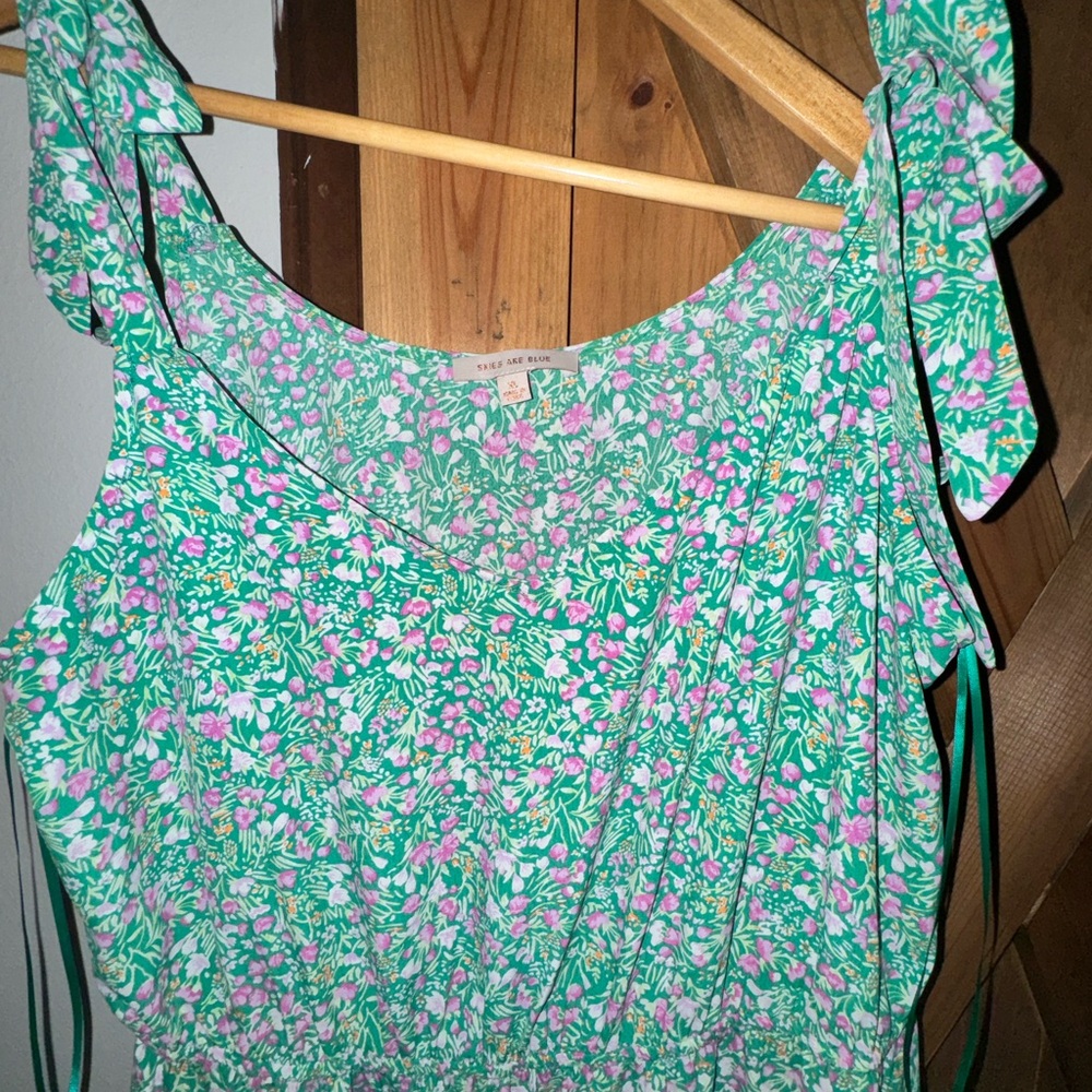 Skies are blue ditzy floral maxi - Picture 3 of 6